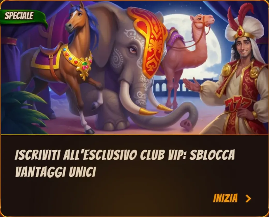 Iscriviti all esclusivo club vip sblocca vantaggi unici